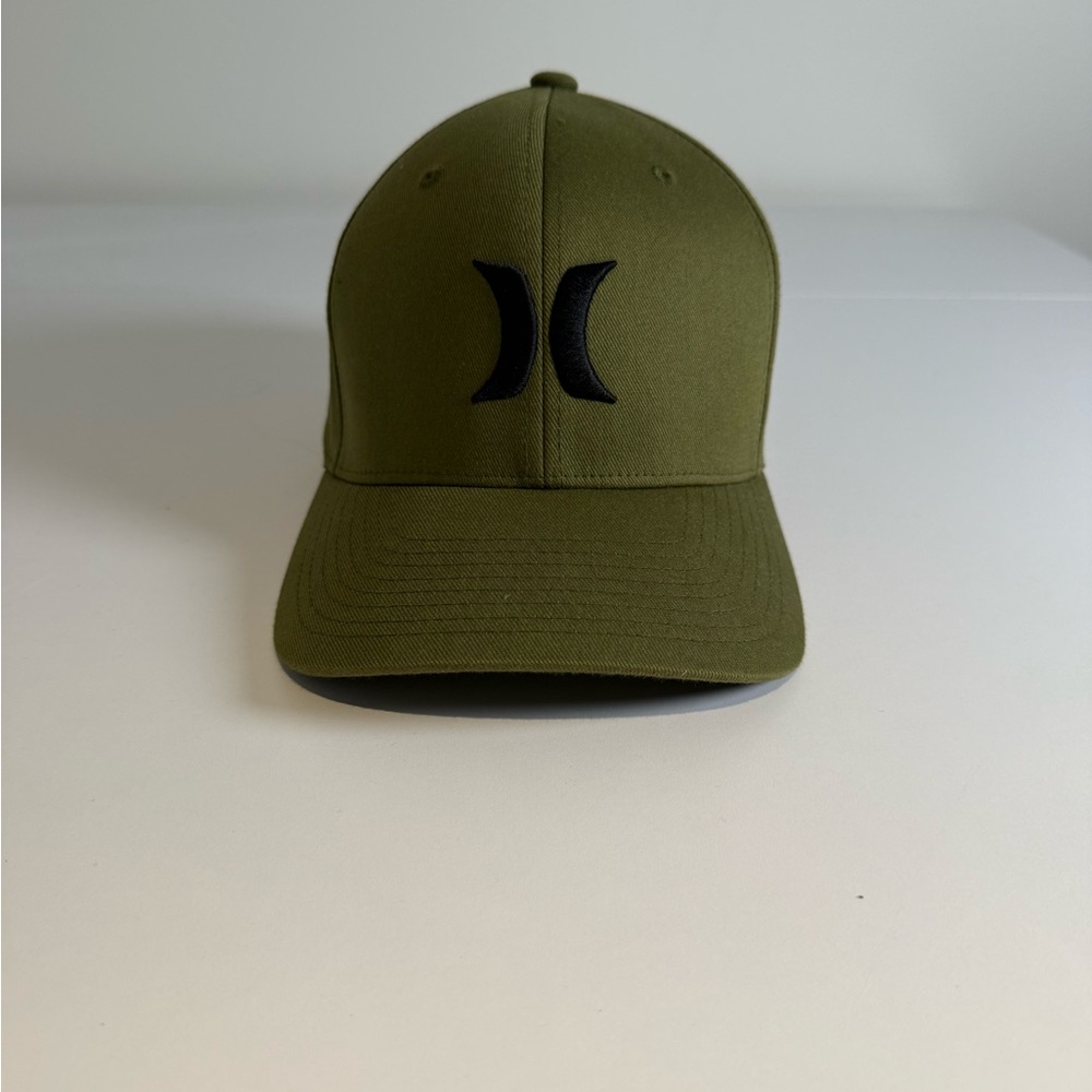 Hurley Olive Green Flexfit Baseball Hat